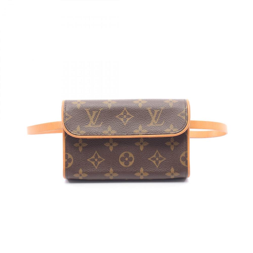 Louis Vuitton Pochette Florentine Waist Bag Body Canvas Leather Monogram Brown